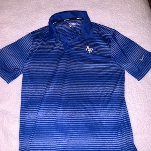 men’s nike air force dri-fit golf polo